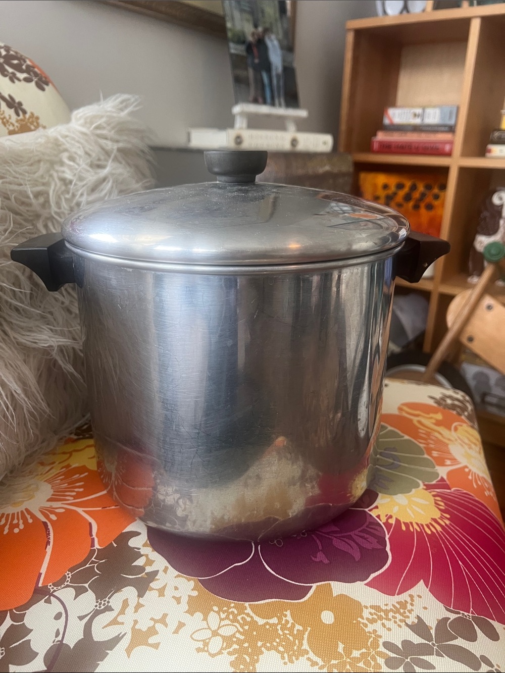 Revere Ware 8 Quart stock pot with lid stainless steel bottom